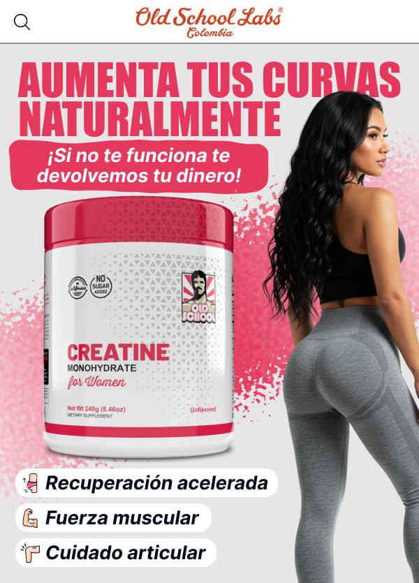 Creatina Monohidratada Para Mujeres Con Colágeno y Aminoácidos
